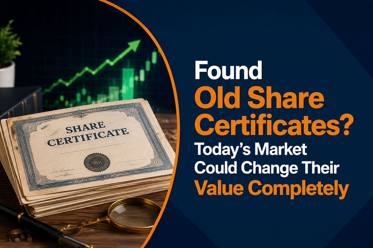 Found Old Share Certificates Today's Market Could Change Their Value Completely