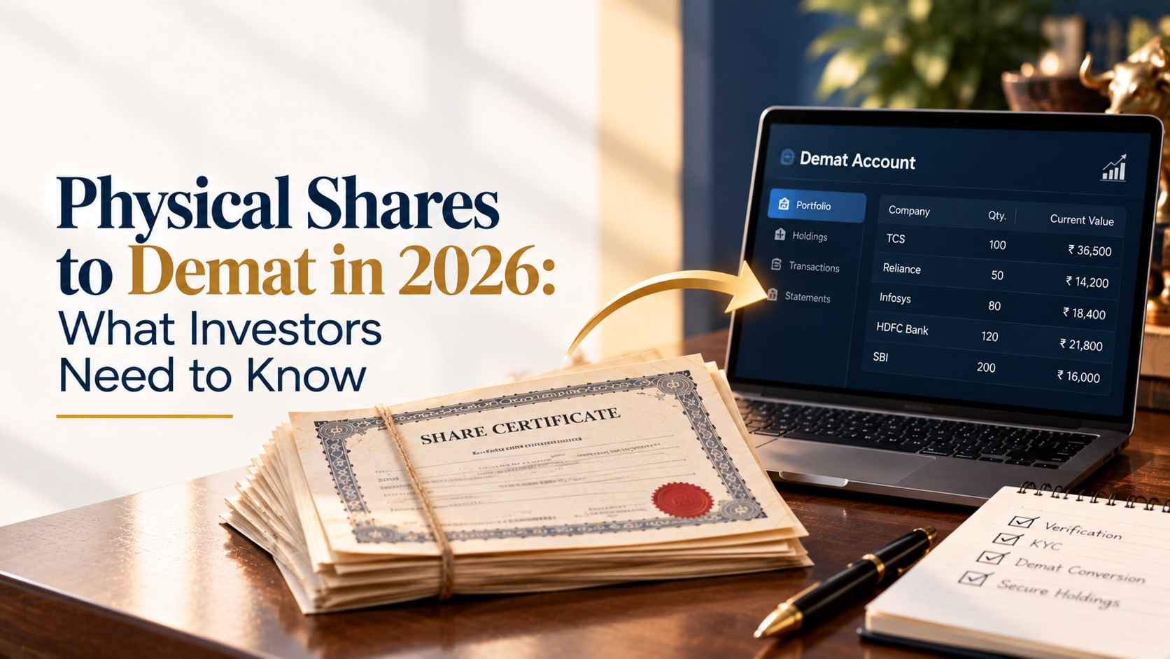 Physical Shares to Demat in 2026: What Investors Need to Know
